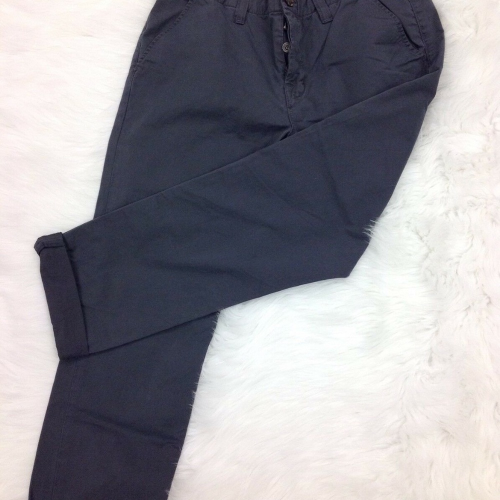 J Brand Women’s Gray Crop Capris Pants Mid-Rise